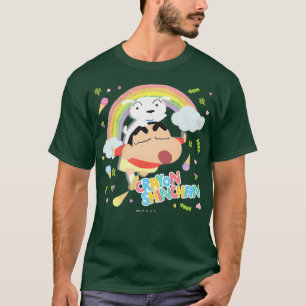 Crayon Shin-chan Rainbow Crayon touch Premium T-Shirt