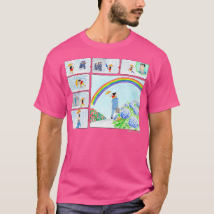 Crayon Shin-chan Shin-chan and Hiroshi Wet day T-Shirt