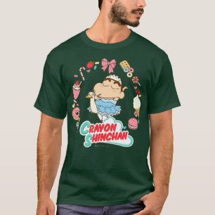 Crayon Shin-chan Shin-chan and Swan Dessert Time T-Shirt