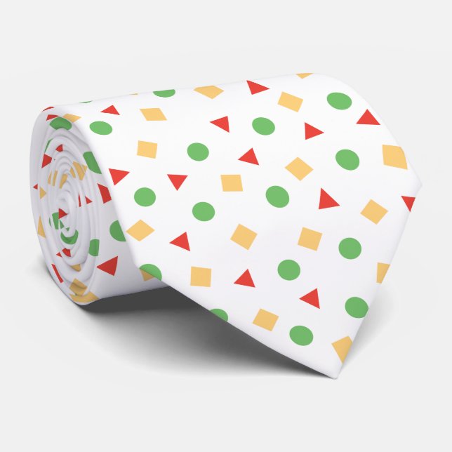 Crayon Shinchan Pyjamas Inspired Colourful Pattern Tie (Rolled)