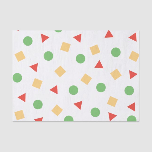 Crayon Shinchan Pyjamas Inspired Colourful Pattern Tissue Paper (Front)