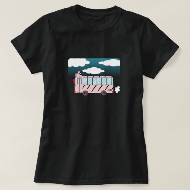 Crayon Shinchan - School Bus T-Shirt (Design Front)