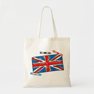 Crayon Union Jack Tote Bag