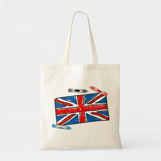 Crayon Union Jack Tote Bag (Front)
