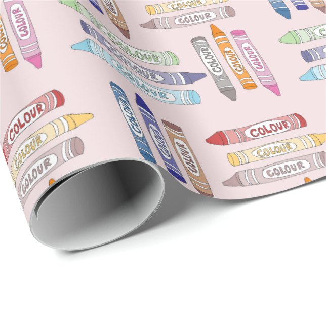 Crayon Wrapping Paper (Roll Corner)
