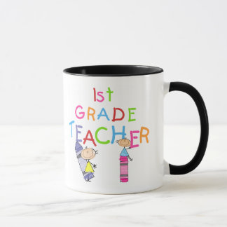 Crayons 1st Grade Teacher Tshirts and Gifts Mug