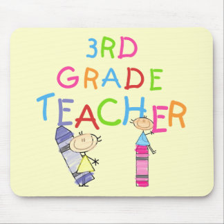 Crayons 3rd Grade Teacher Tshirts and Gifts Mouse Mat