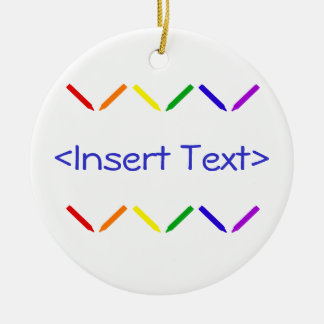 Crayons Ceramic Tree Decoration