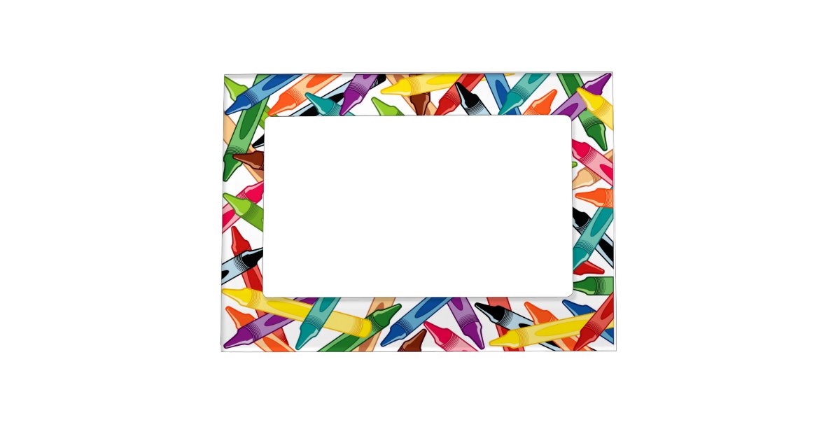 Crayons Frame Zazzle
