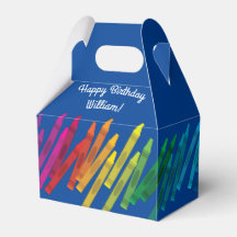Crayons Kids Birthday Party Art Cute Colourful