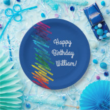 Crayons Kids Birthday Party Art Cute Colourful