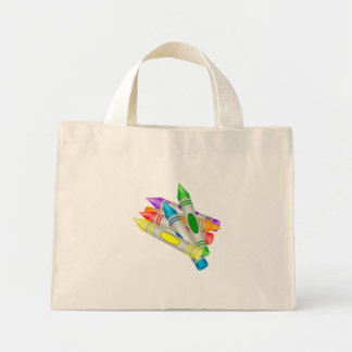 Crayons Mini Tote Bag