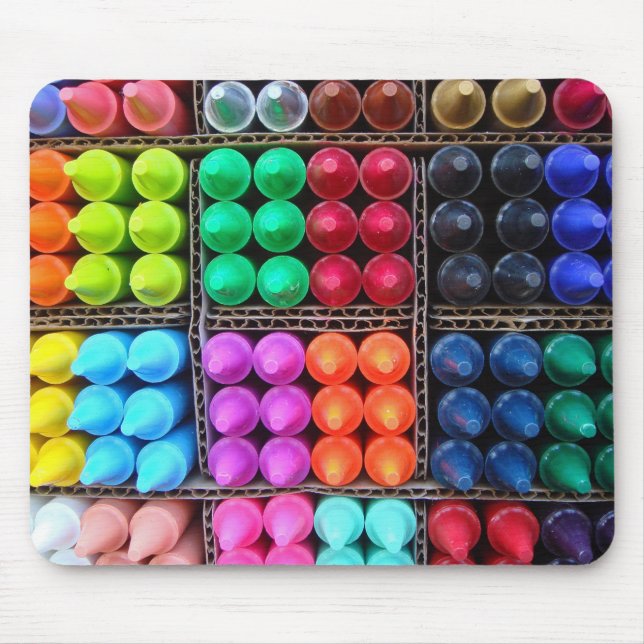 Crayons mousemat (Front)