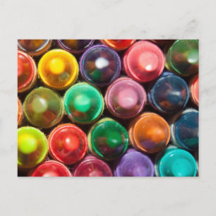 Crayons Postcard