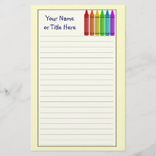 Crayons Stationery