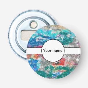 Crayons texture bottle opener