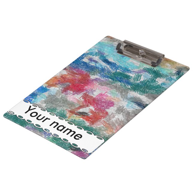 Crayons texture clipboard (Angled)