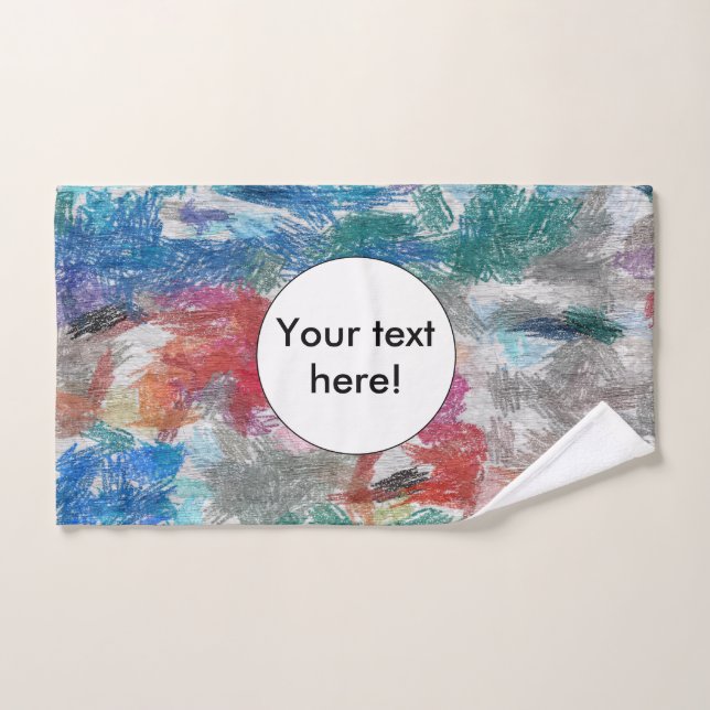 Crayons texture hand towel (Hand Towel)