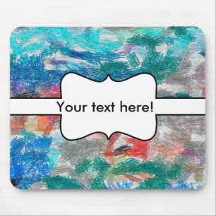 Crayons texture mouse mat
