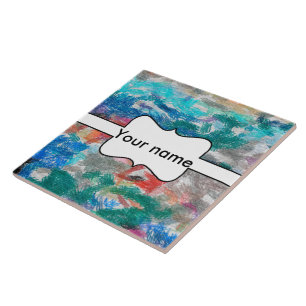 Crayons texture tile