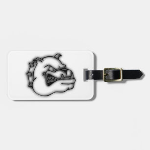 Crazed Bulldog Luggage Tag