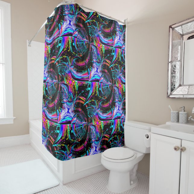 Crazee Land...... Shower Curtain (In Situ)