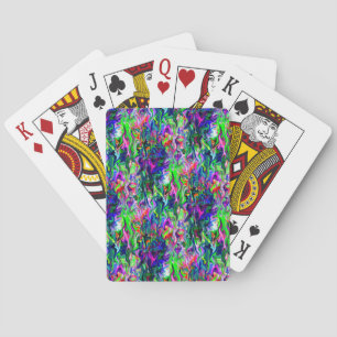 Crazee Squiggly Garden.... Playing Cards