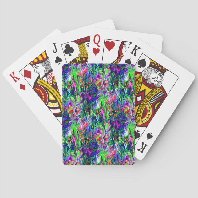 Crazee Squiggly Garden.... Playing Cards (Back)
