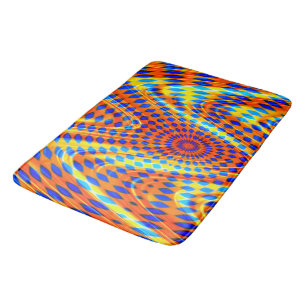 Crazeee waves....... bath mat