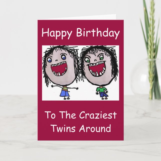 Craziest Around Funny Art Cards (Front)