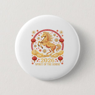 Crazy 2026 Spirit Of The Horse Lady Fortune Cowgir 6 Cm Round Badge