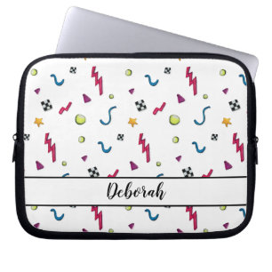 Crazy 80s - Pattern Laptop Sleeve