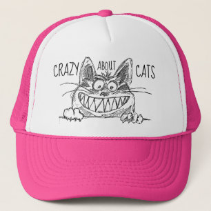 Crazy About Cats Cat Lady Trucker Hat
