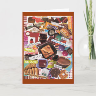 Crazy about Chocolate Notecard