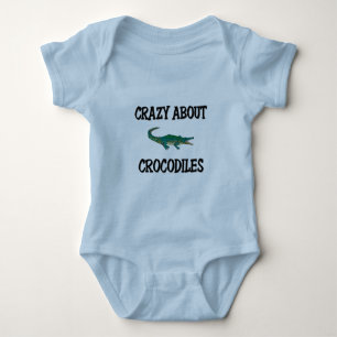 Crazy About Crocodiles Baby Bodysuit