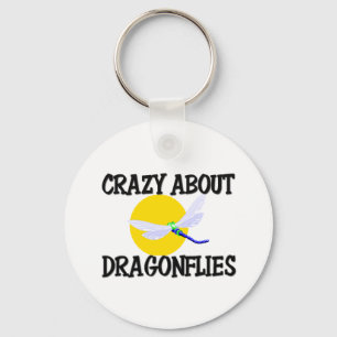 Crazy About Dragonflies Key Ring