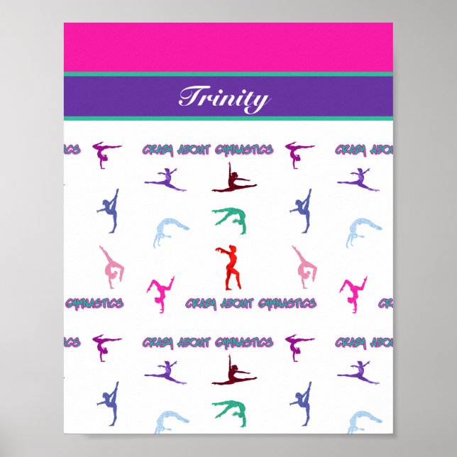 Crazy About Gymnastics Poster (Front)