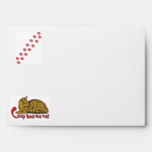 Crazy About Her Cat! Envelope
