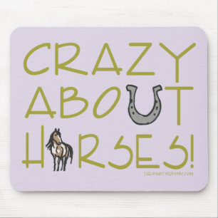 Crazy About Horses Mouse Mat
