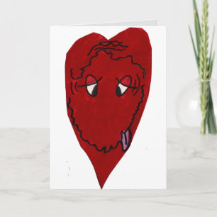 CRAZY ABOUT YOU valentine card