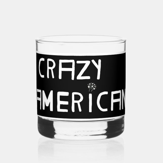CRAZY AMERICAN COCKTAIL GLASS SET (Front)