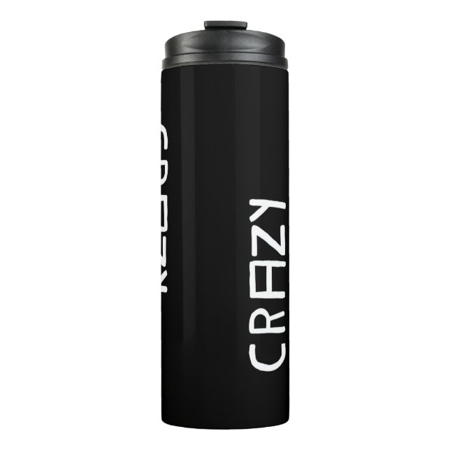 Crazy American thermos Thermal Tumbler (Front)