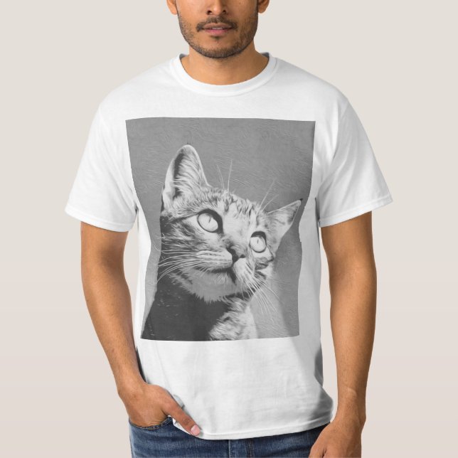 Crazy And Adorable Kitty T-Shirt (Front)