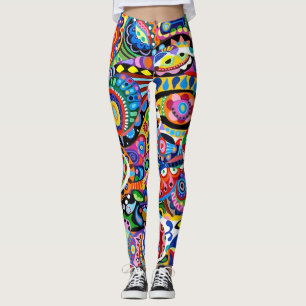 Crazy and Colorful Leggings