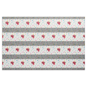 CRAZY AND FUN LIPS FABRIC