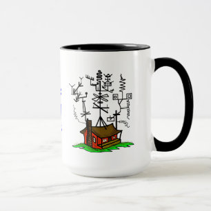 Crazy Antenna Ham Radio Home Coffee Mug