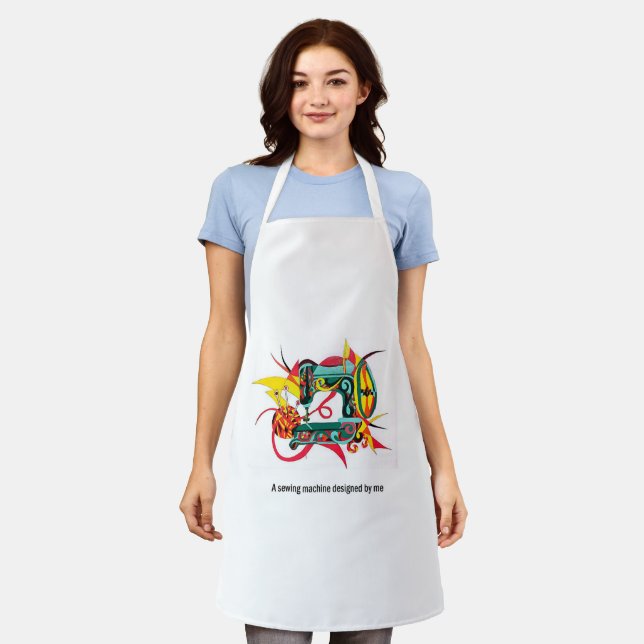 Crazy Art  Apron (Worn)