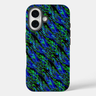 Crazy Artdeco in Funky Rainbow Style iPhone 16 Case