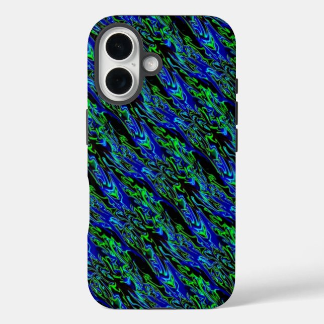 Crazy Artdeco in Funky Rainbow Style Case-Mate iPhone Case (Back)