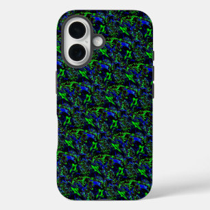 Crazy Artdeco in Funky Rainbow Style iPhone 16 Case